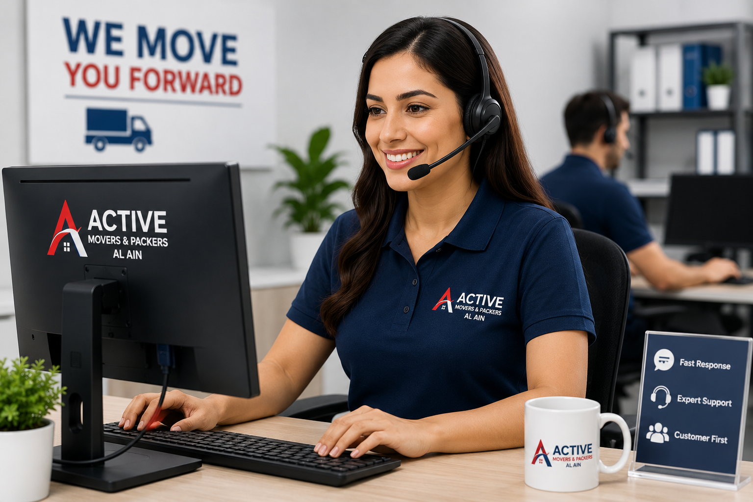 Customer Support Team active movers and packers